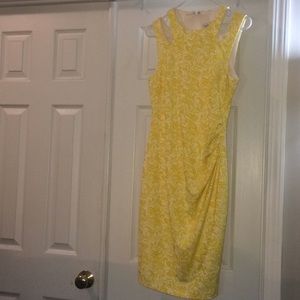 Celebrity design Cache canary yellow diva dress